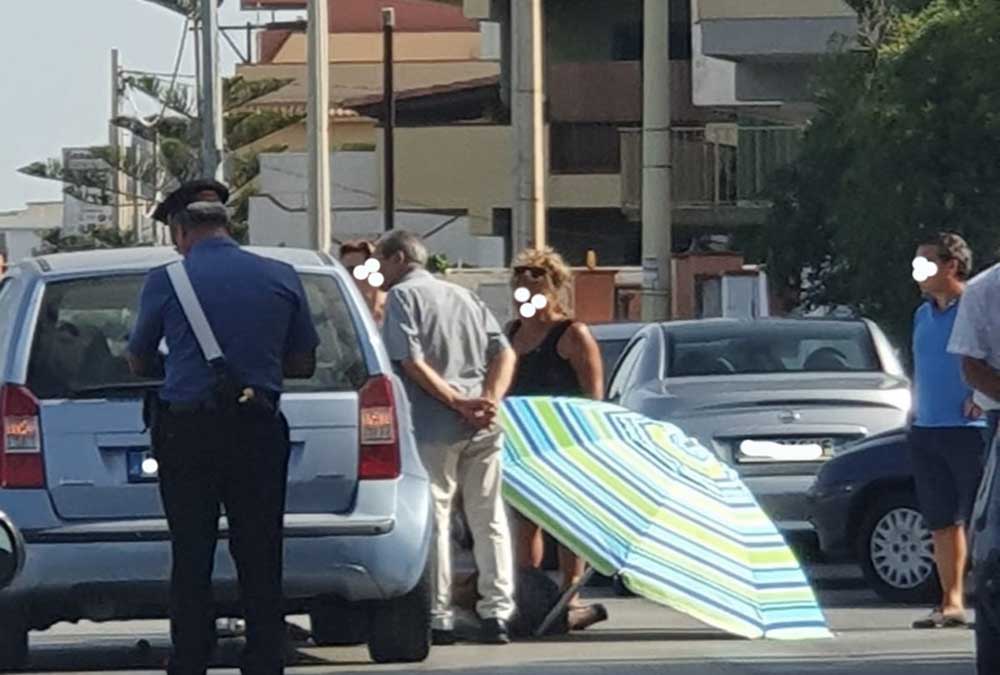 Milazzo. Incidente sulla Riviera di Ponente, auto investe pedone.