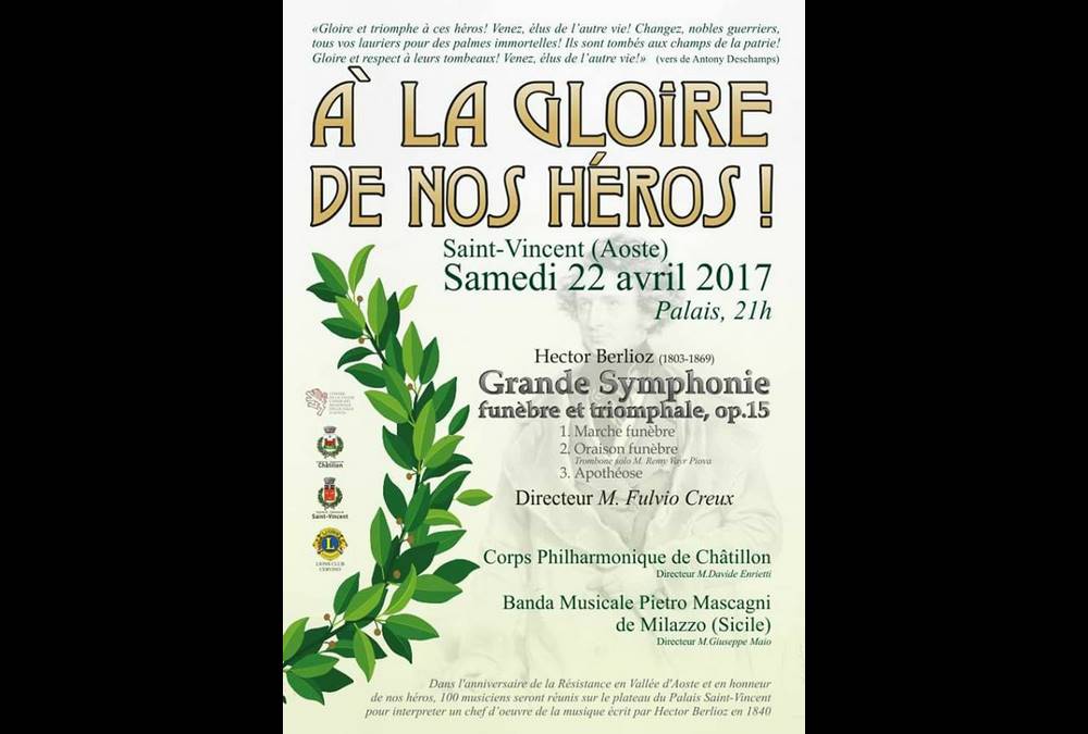 La Banda Musicale P.Mascagni di Milazzo a Saint Vincent il 22 di Aprile.