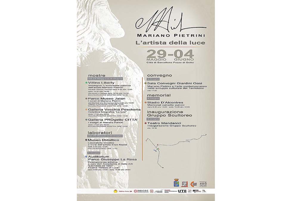 Barcellona Pozzo di Gotto. Mariano Pietrini, l’artista della luce.