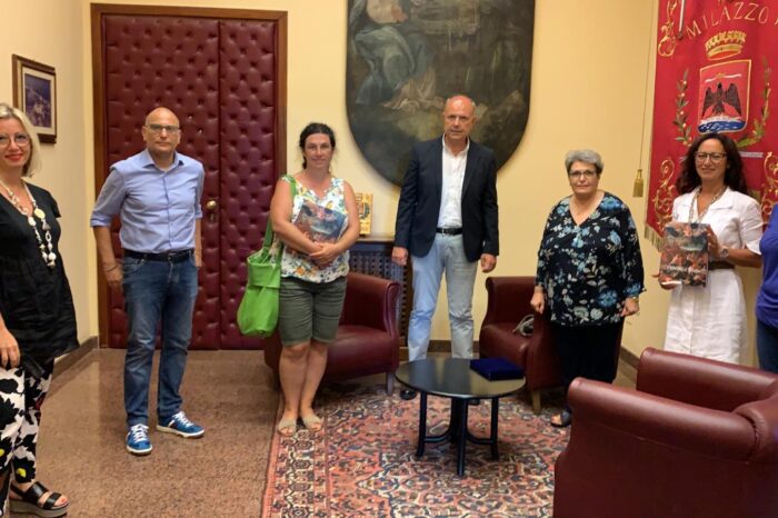 Milazzo. Il Sindaco Midili incontra una delegazione di docenti di Gunzburg.