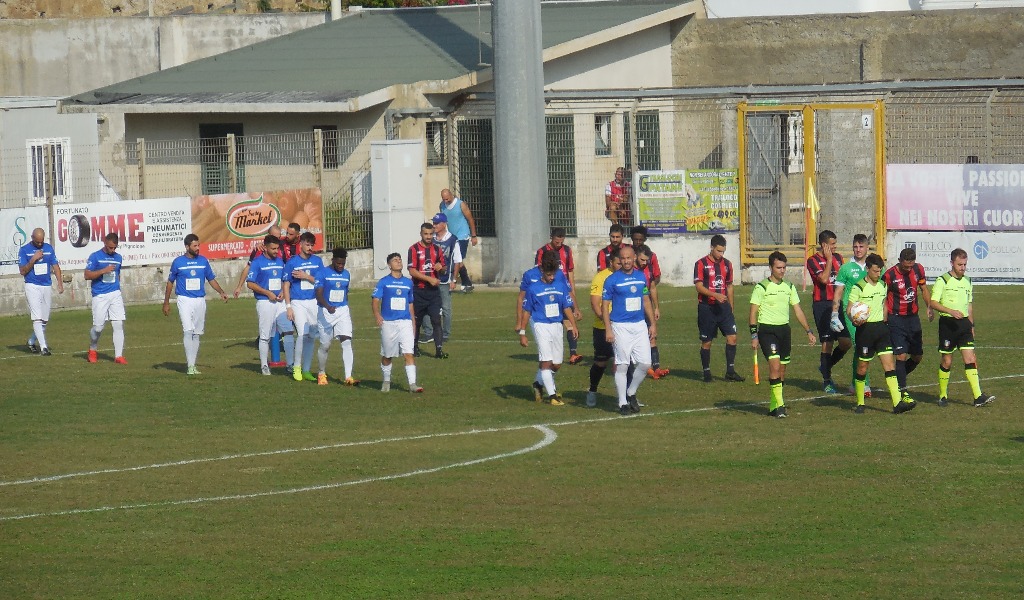 Allo Stadio Salmeri la gara di ritorno di Coppa Italia tra SS Milazzo e Pro Falcone.