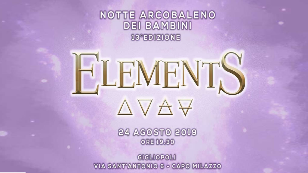 A Gigliopoli, il 24 agosto, appuntamento con - Elements