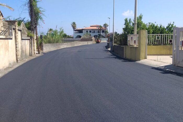 Milazzo. Via Feliciata, completati i lavori di realizzazione della condotta di acque bianche.